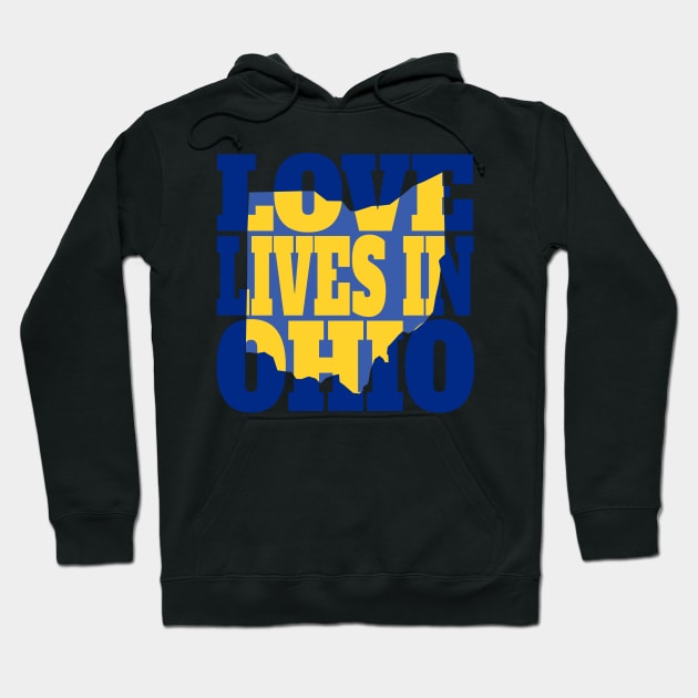 Love Lives in Ohio Hoodie by DonDota